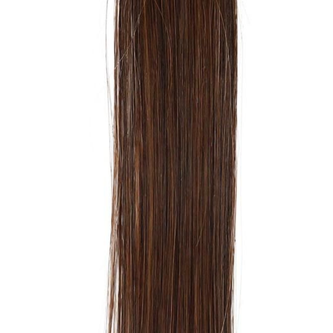 GENIUS WEFT 100 GRAMS Hair Extensions - Chocolate Brown 2