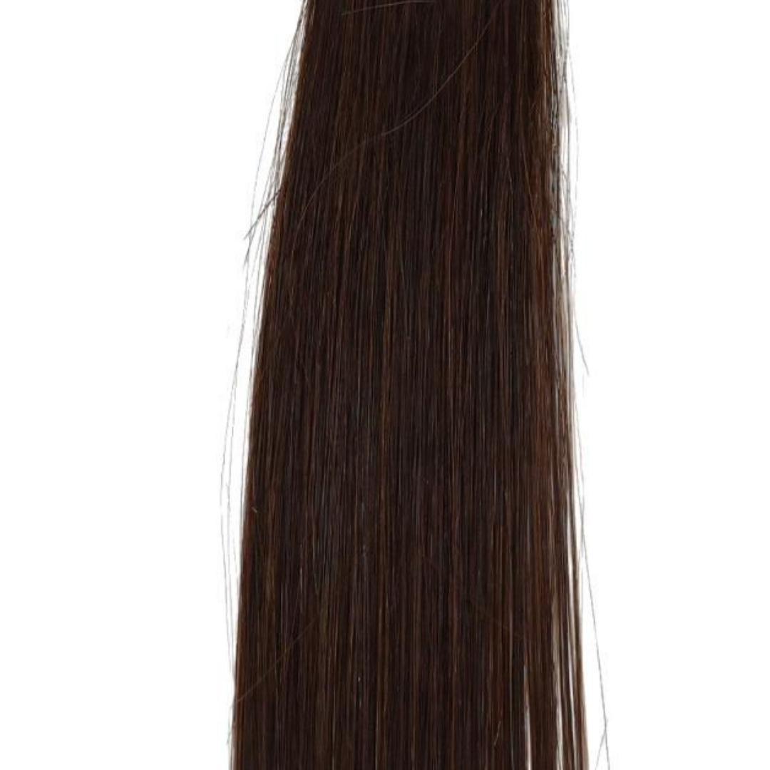 GENIUS WEFT 100 GRAMS Hair Extensions - Dark Brown 1A