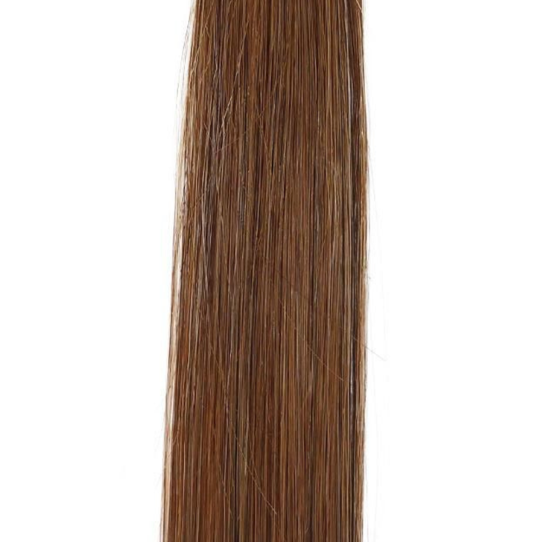 GENIUS WEFT 50 GRAMS Hair Extensions - Spiced Brown 4